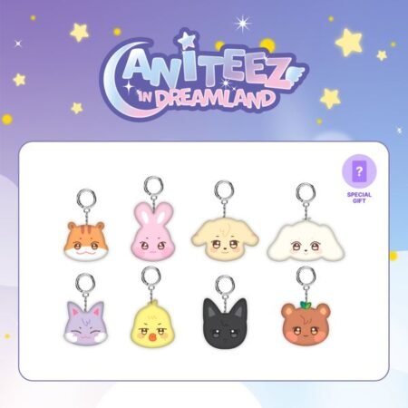 ATEEZ - [ANITEEZ IN DREAMLAND] Mini face keyring