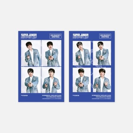 SUPER JUNIOR - [2025 SM ARTIST SEASON'S GREETINGS] 4 CUT PHOTO SET
