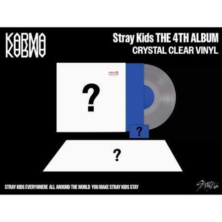 Stray Kids KARMA Album Crystal Clear Vinyl Target Exclusive with poster and photocard