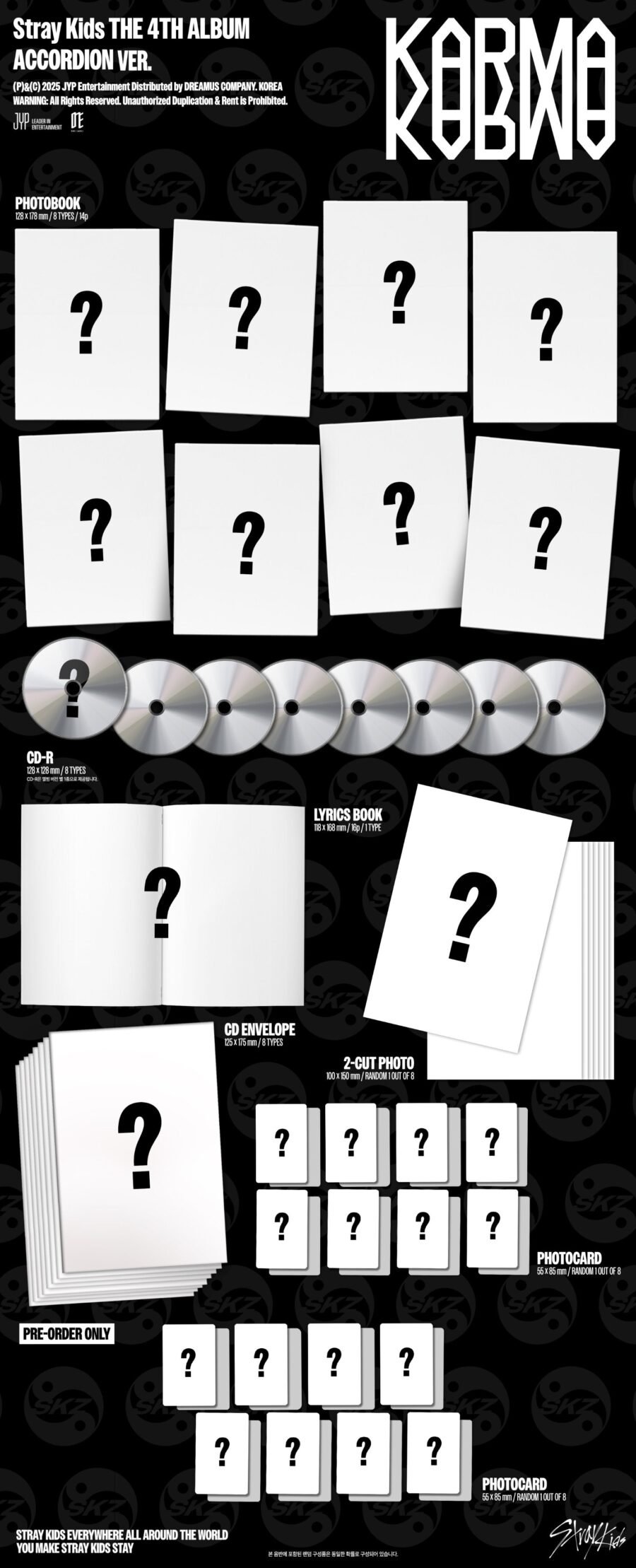 [ACCORDION] Stray Kids 4th Album - KARMA (Random Ver.) CD - Image 2