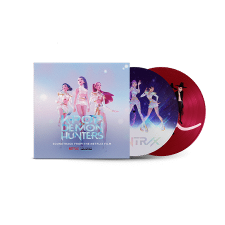 Demon Hunters Picture Disc featuring HUNTR/X and Saja Boys with poster and photo cards