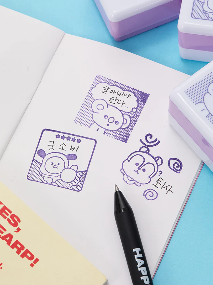 BT21 - TODAY'S FACE RANDOM SPEECH BUBBLE STAMP (1P) - Image 2