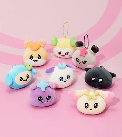 ATEEZ MightEEZ Face Plush Keyring (All Members)