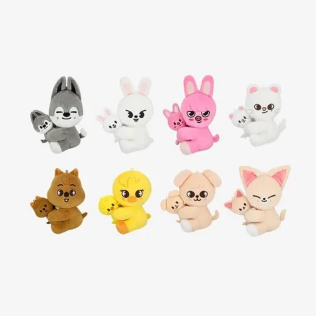 SKZOO Magnet Plush Set WOLF CHAN LEEBIT DWAEKKI JINIRET HAN QUOKKA BBOKARI PUPPYM FOXI.NY