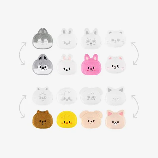SKZOO Reversible Face Pouch WOLF CHAN LEEBIT DWAEKKI JINIRET HAN QUOKKA BBOKARI PUPPYM FOXI.NY
