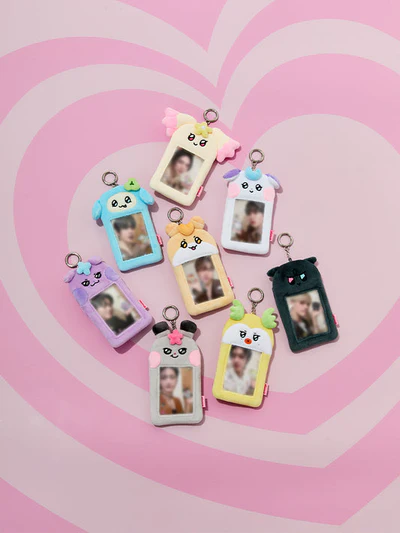 ATEEZ MightEEZ Photo Holder Plush Keyring (All Members)