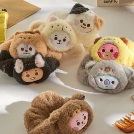 BT21 Baby More Fluffy Face Doll Band Official BTS Merchandise