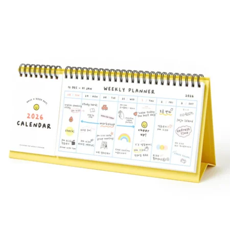 2026 Smile weekly diary and calendar set