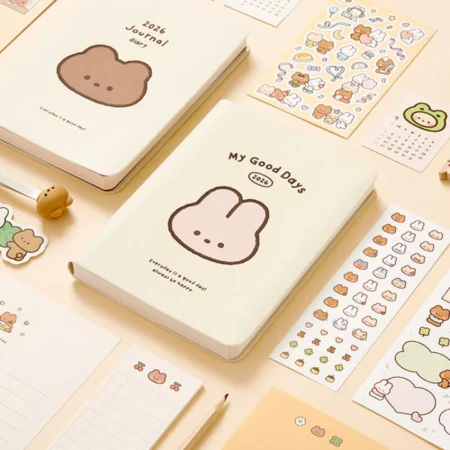 2026 Yomi diary with cute rabbit design