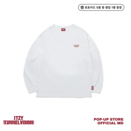 Official ITZY Tunnel Vision Long Sleeve T-Shirt from the 2025 pop-up store