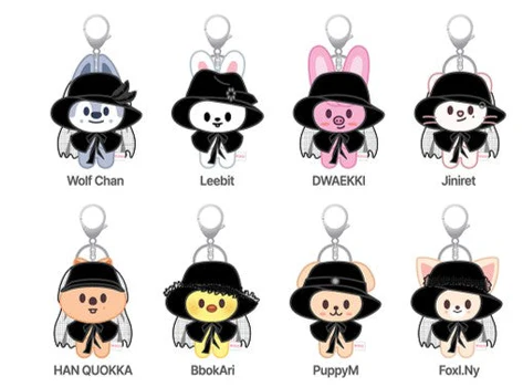 STRAY KIDS SKZOO COSTUME MAGNET Plush Keyring Official MD
