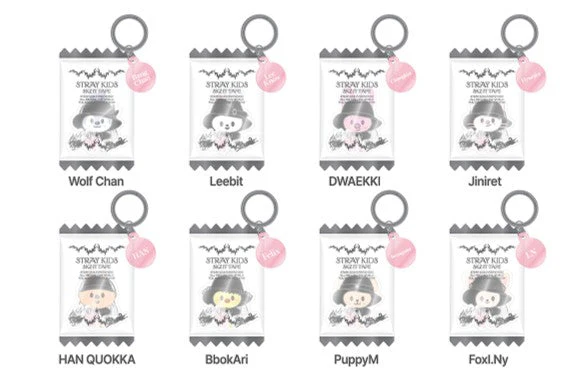 STRAY KIDS SKZOO SHAKER KEYRING Official MD