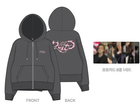 Stray Kids DO IT Pop Up Store Official Zip Up Hoodie