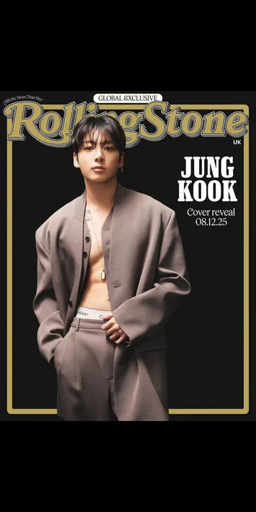 Jungkook Rolling Stone UK February 2026 Magazine Cover