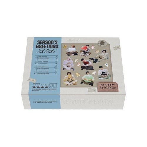 ATEEZ 2026 Season’s Greetings full package with 3 versions and inclusions