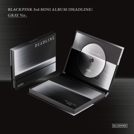 BLACKPINK DEADLINE 3rd Mini Album Gray Version official cover