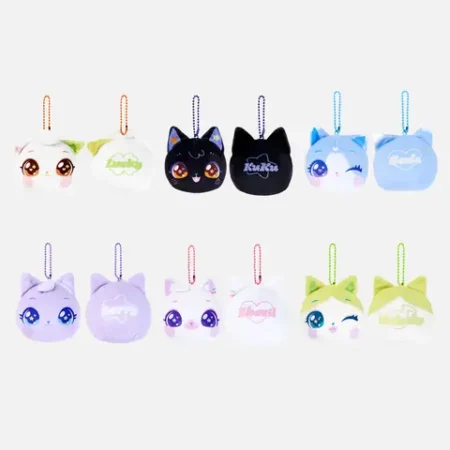 NCT WISH WISHCAT official stress ball keyring character design