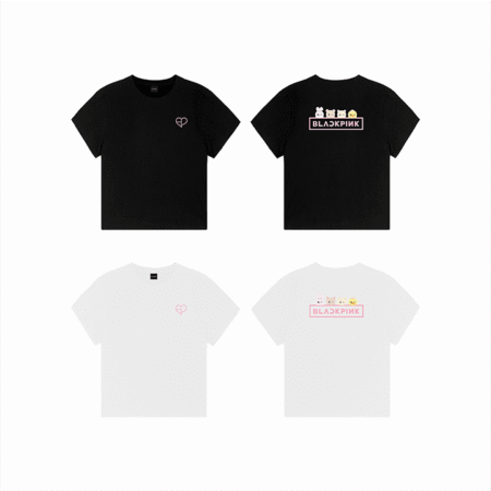 BLACKPINK character t-shirt official BP popup merchandise